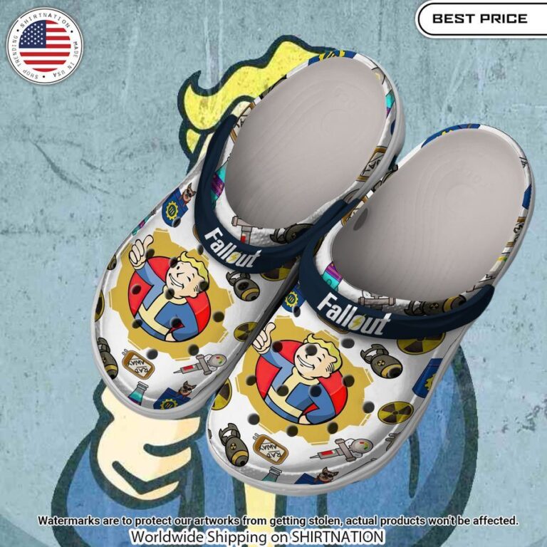 Vault Boy Fallout Crocs You look beautiful forever