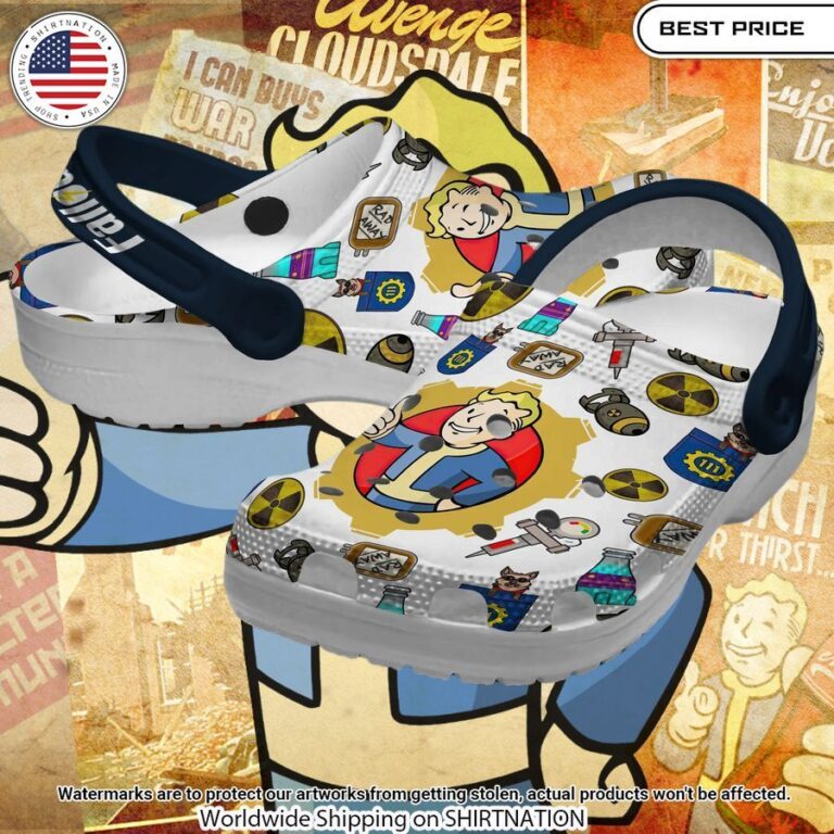 Vault Boy Fallout Crocs You look handsome bro