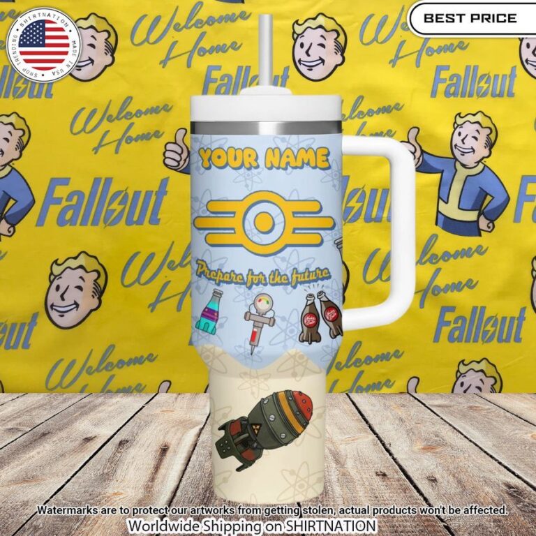 Vault Boy Prepare For The Future Custom Tumbler Selfie expert