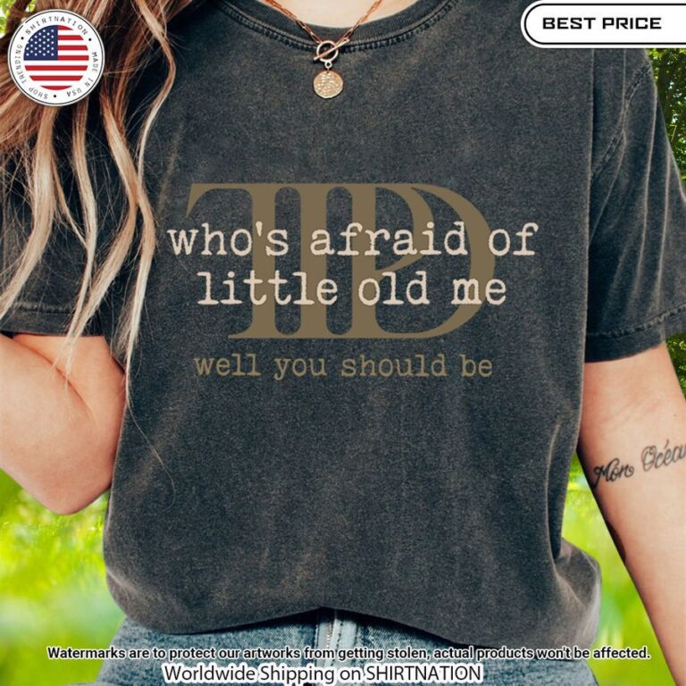 whos afraid of little old me vintage t shirt 4