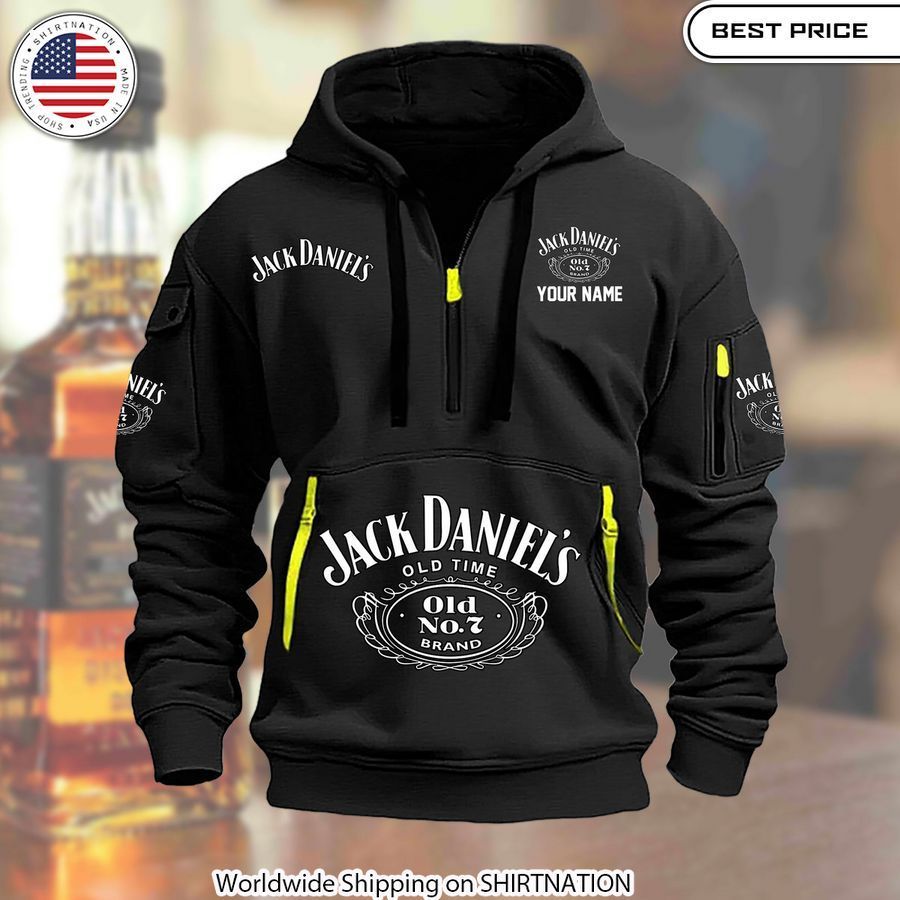 Jack Daniel's Tennessee Whiskey Custom Half Zip Hoodie Awesome Pic guys