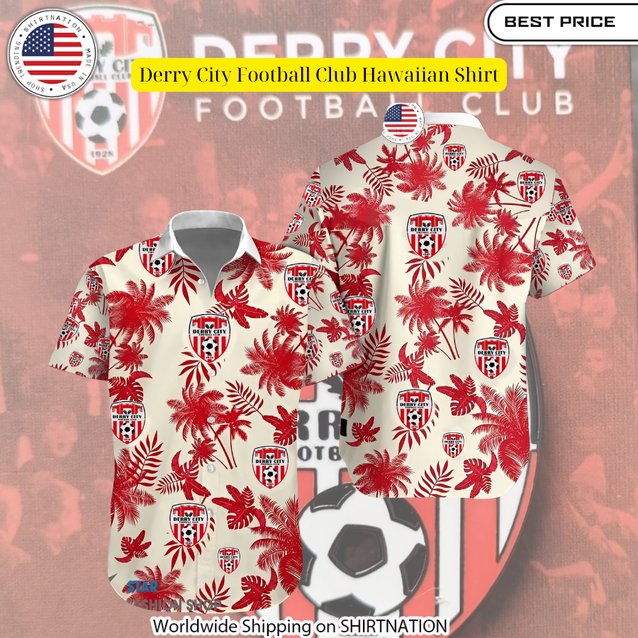 Derry City Football Club Hawaiian Shirt (1)