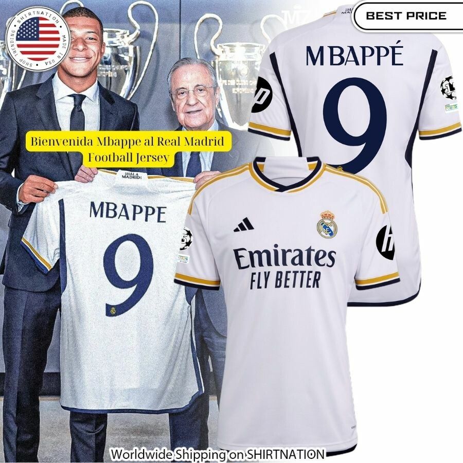 Bienvenida Mbappe al Real Madrid Football Jersey You tried editing this time?