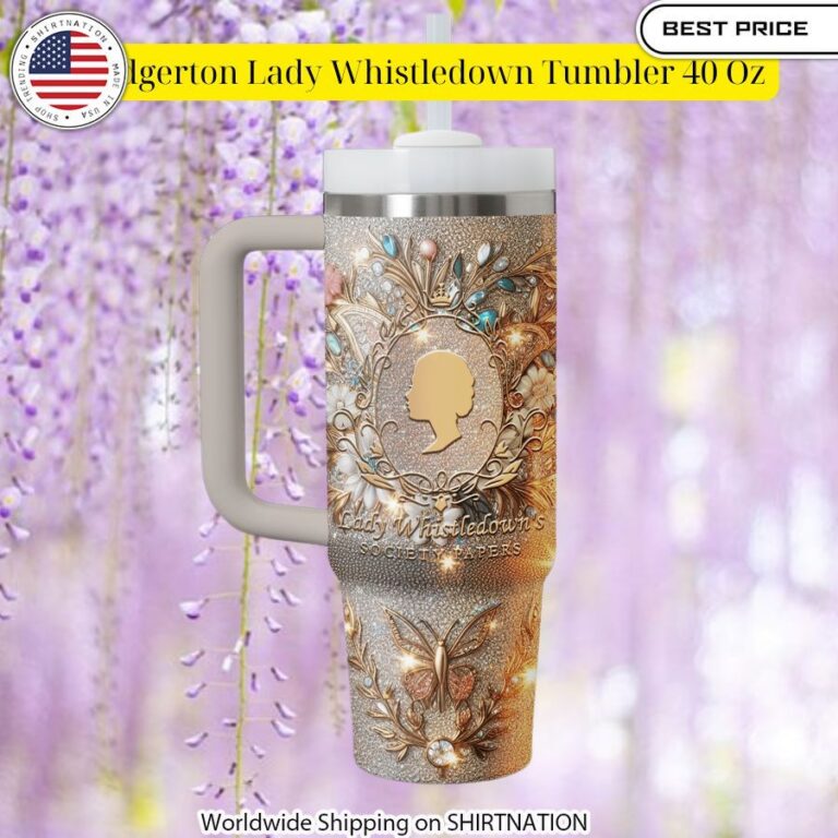 bridgerton lady whistledown tumbler 40 oz 2