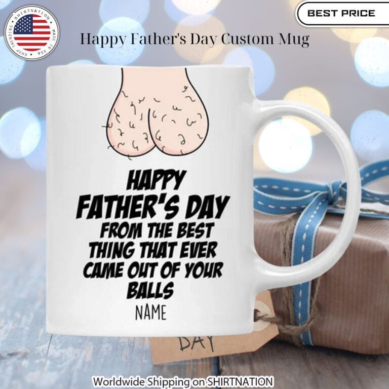 Happy Father's Day Custom Mug You look lazy