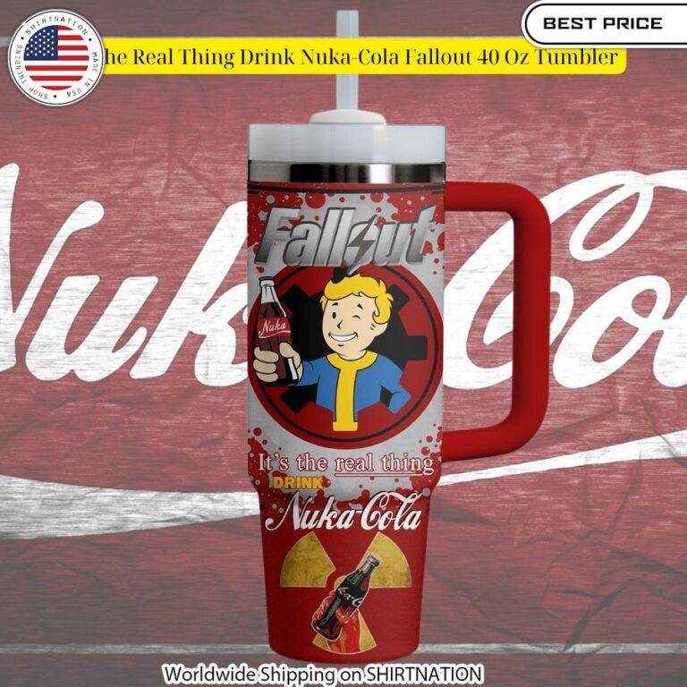 its the real thing drink nuka cola fallout 40 oz tumbler 3