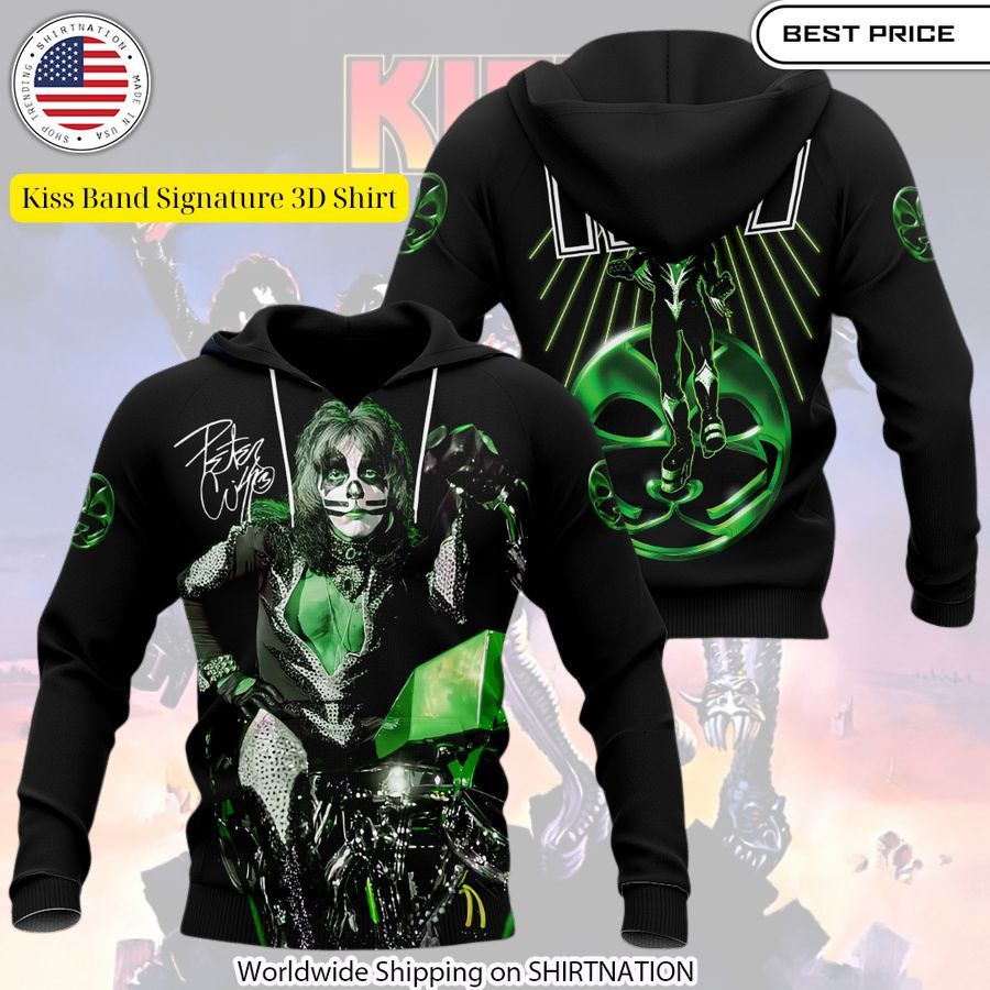 Kiss Band Signature 3D Shirt Damn good