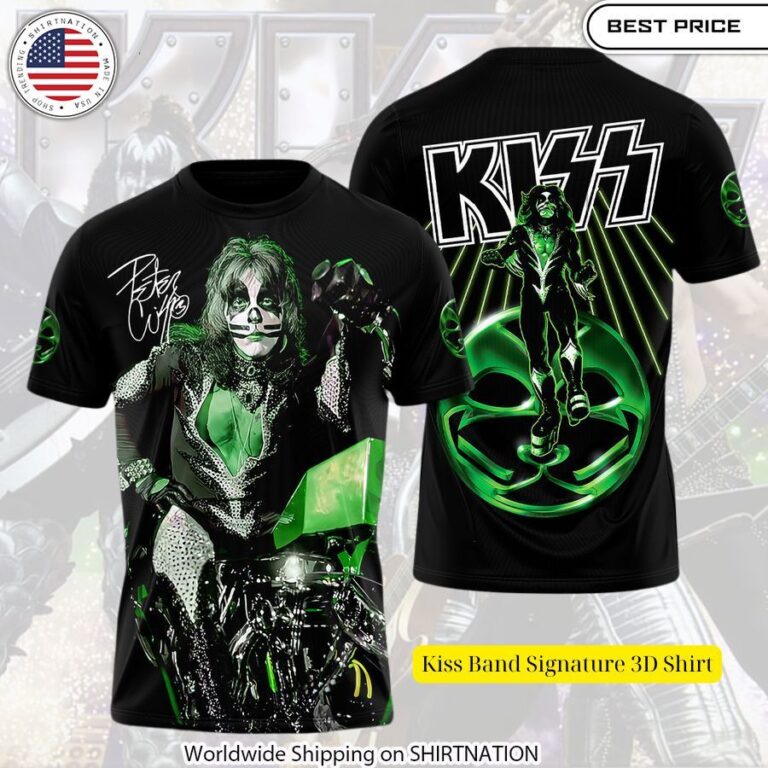 Kiss Band Signature 3D Shirt Beautiful Mom, beautiful daughter