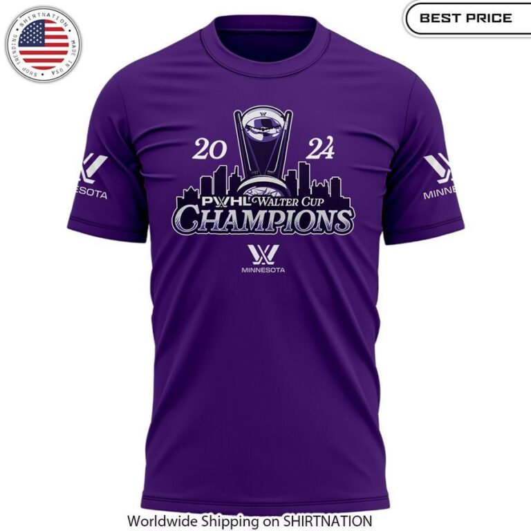 Minnesota PWHL Champions Walter Cup Shirt Best click of yours