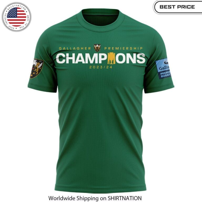 Northampton Saints Gallagher Premiership Champions shirt Good click