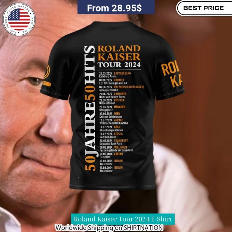 Roland Kaiser Tour 2024 T Shirt Long time