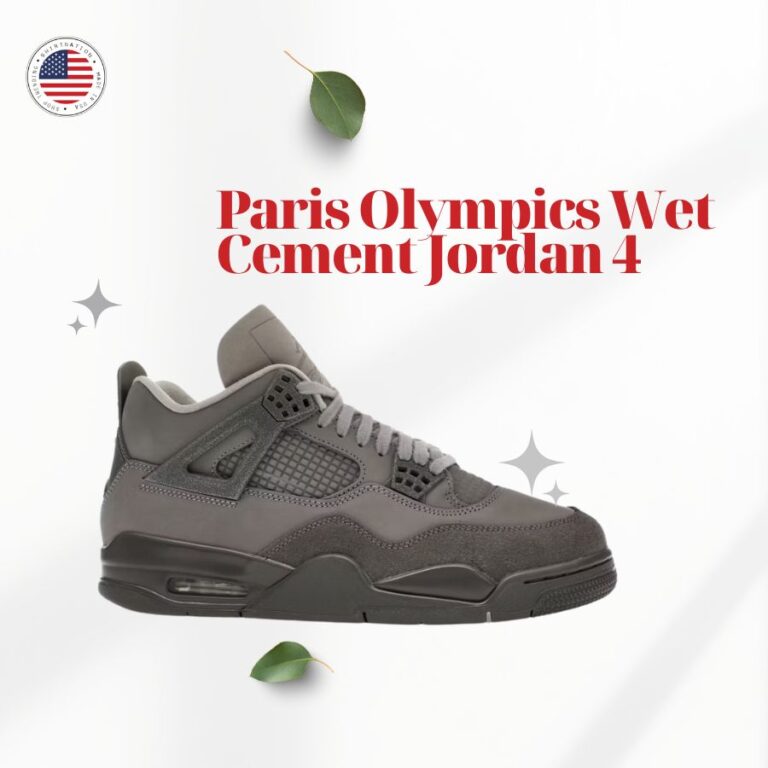 The Paris Olympics Wet Cement Jordan 4 is set to become a highly sought after collector's item for sneaker enthusiasts and fans of the Olympic Games