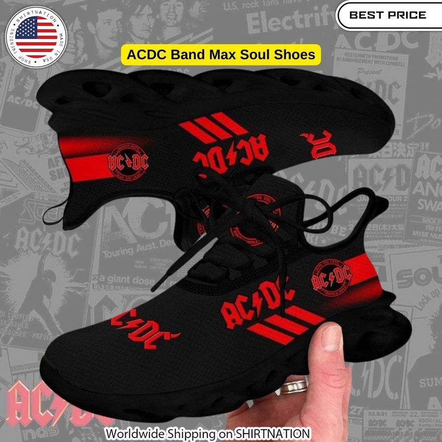 For Those About to Rock: ACDC Band Max Soul Shoes