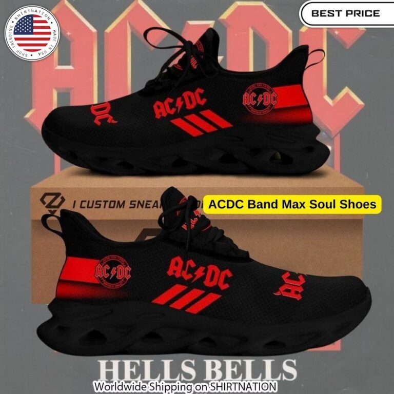 Rebellious Rhythm: ACDC Band Max Soul Footwear