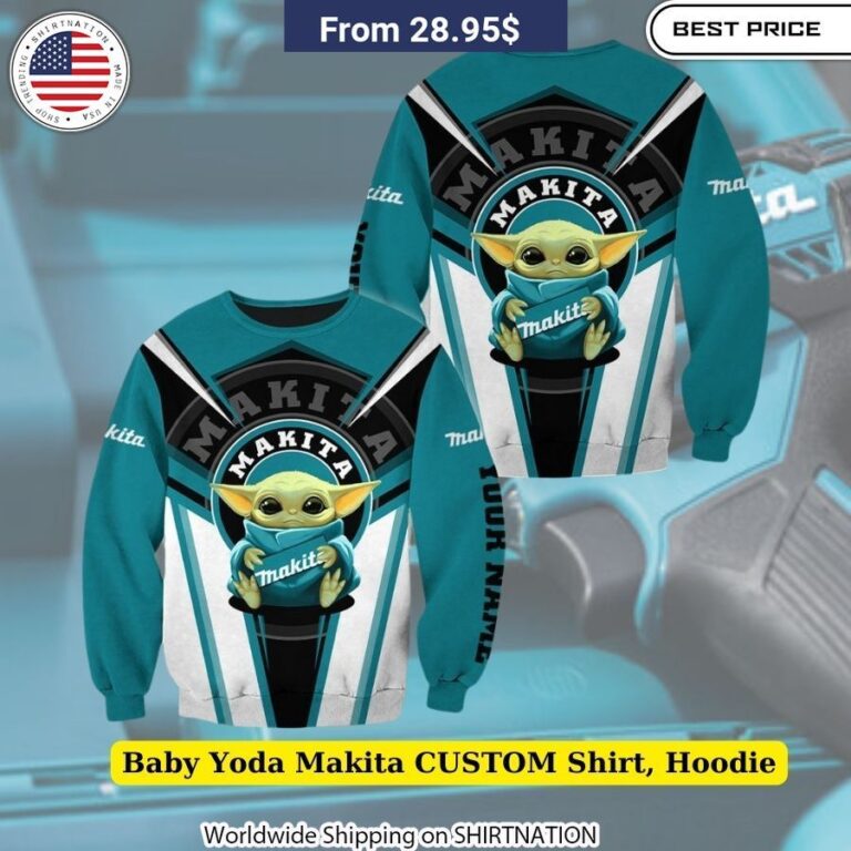 Baby Yoda Makita CUSTOM Shirt, Hoodie Novelty Graphic Apparel