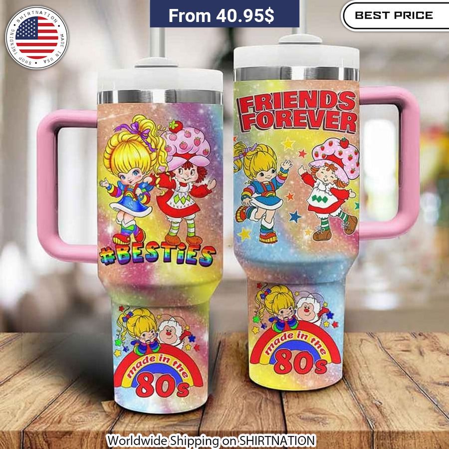 Besties Made In The 80s Friends Forever Stanley Tumbler Retro friendship tumbler