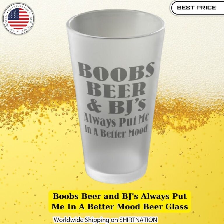 Beer Always Put Me In A Better Mood Beer Glass Gift-worthy