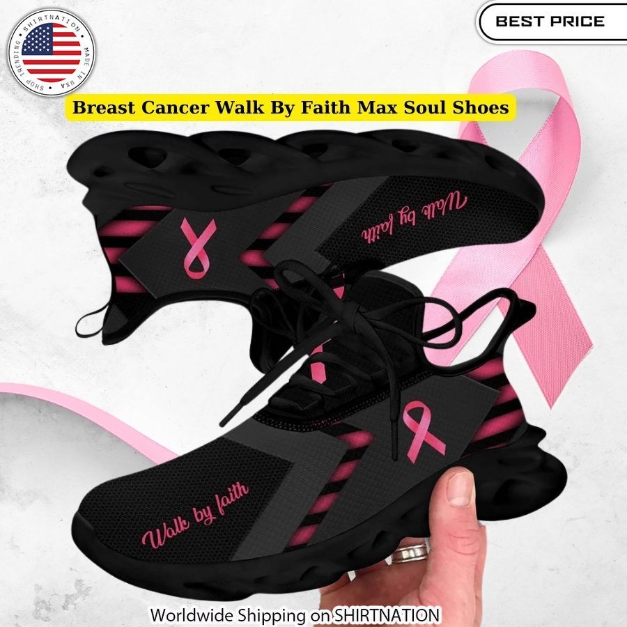 Breast Cancer Walk By Faith Max Soul Shoes Uplifting designs