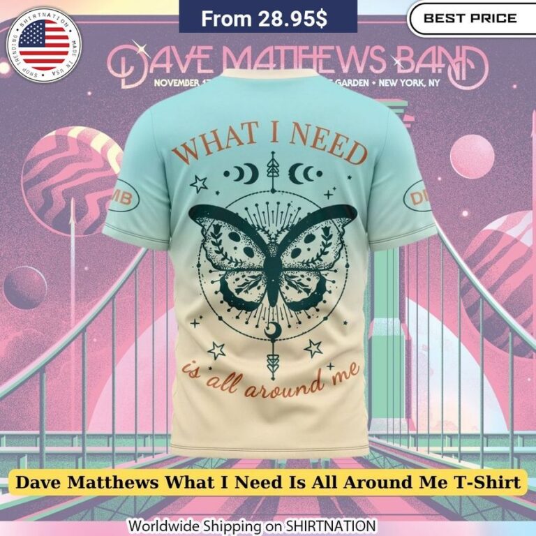 Eye-catching Dave Matthews Band tribute shirt available in sizes S-5XL, perfect for fans of all ages.