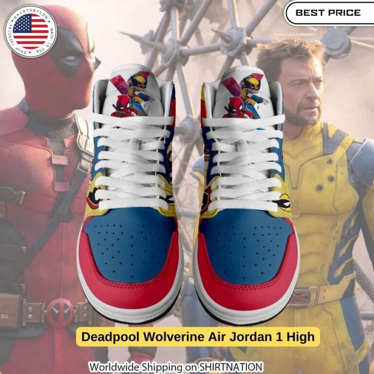 From comic book pages to city streets, the Deadpool Wolverine AJ1 High is the ultimate sneaker for fans of streetwear