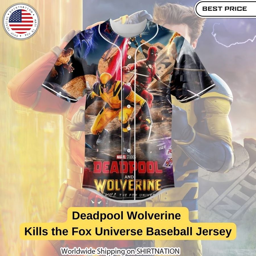 Eye-catching design showcasing Deadpool and Wolverine's fierce collaboration to take down the Fox Universe.