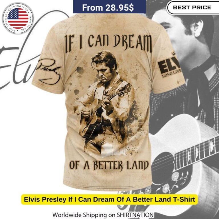 Crafted from premium cotton-polyester blend, this Elvis Presley band t-shirt offers all-day comfort and durability.