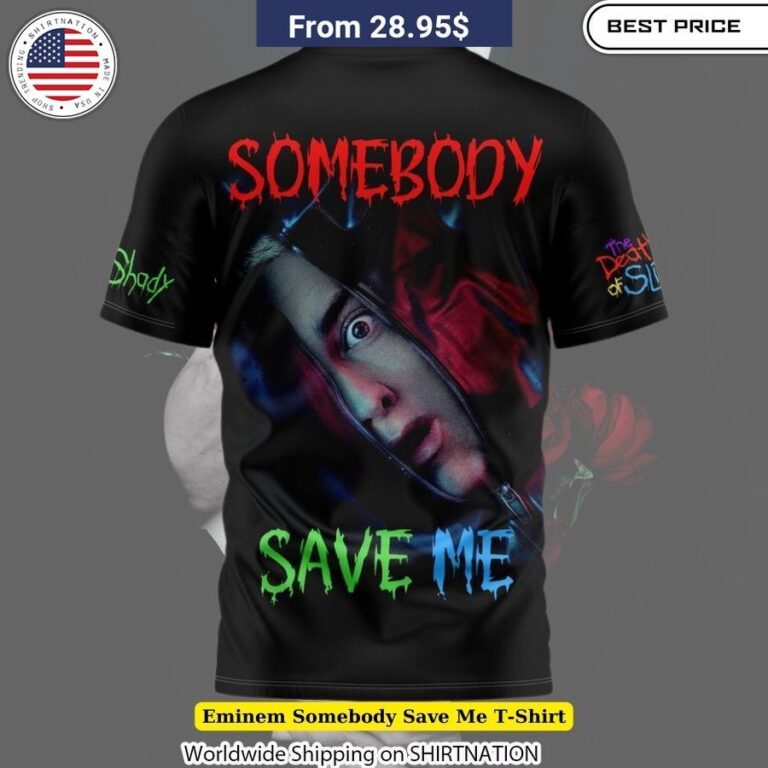 Eminem Somebody Save Me T-Shirt Lose Yourself Anthem Gear