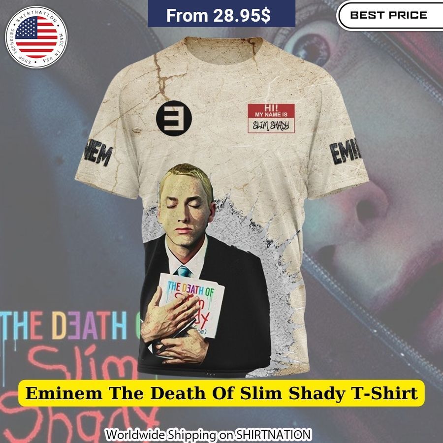 Eminem The Death Of Slim Shady T Shirt Limited Edition Collectible T-shirt