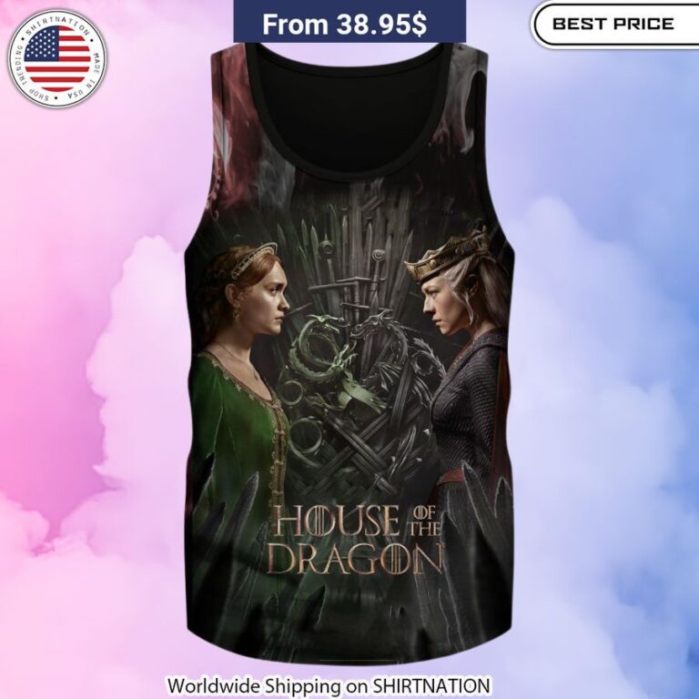  House Of The Dragon House Targaryen Dragonstone Tank Top Movie-inspired fashion