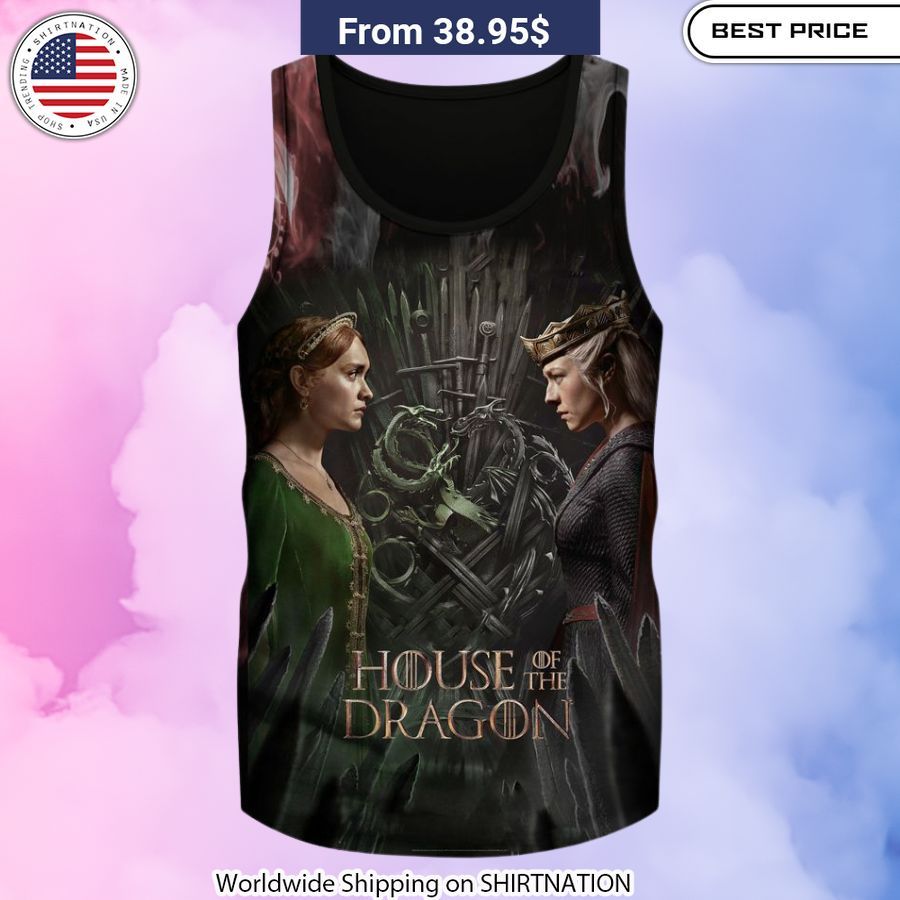 House Of The Dragon House Targaryen Dragonstone Tank Top Movie-inspired fashion