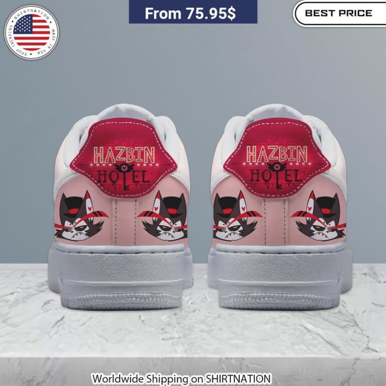 Husk Hazbin Hotel Nike Air Force Shoes Artwork