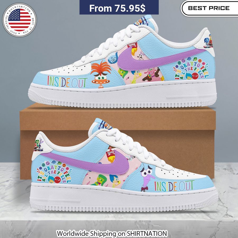 Inside Out Air Force 1 Shoes USA Imported