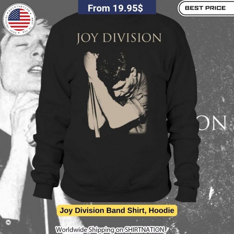 Capture the dark, moody aesthetic of Joy Division with this high-quality band tee featuring a bold, lasting dye-sublimation print.