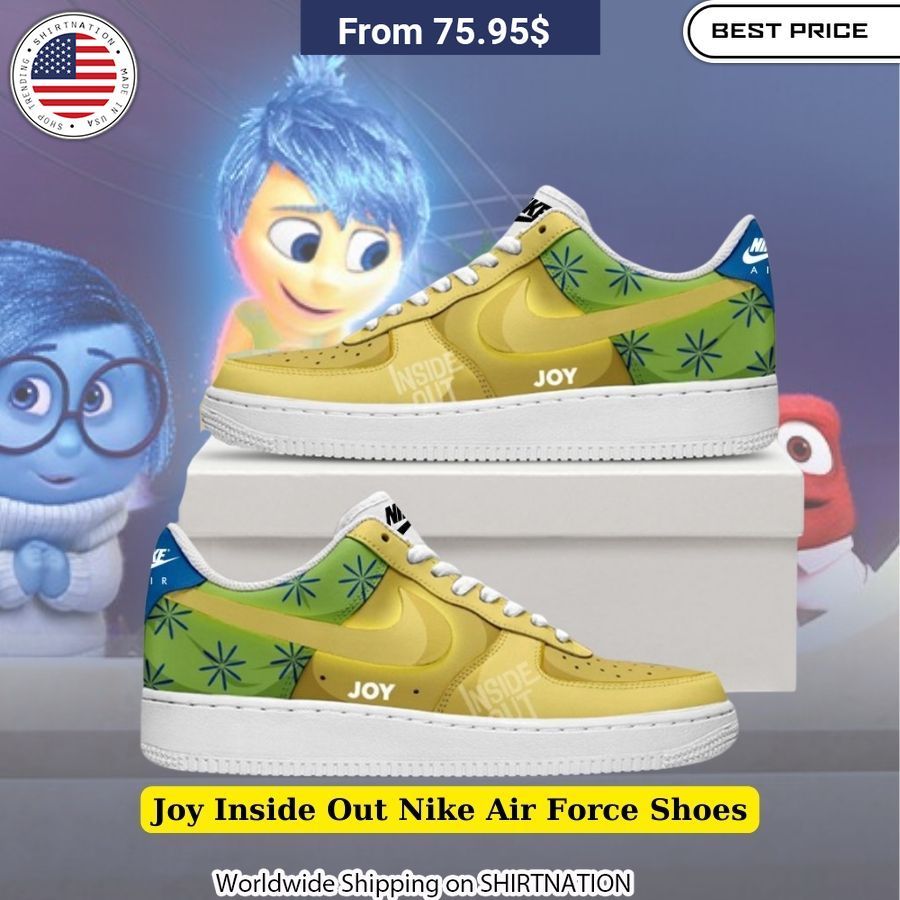 Trendy Joy Inside Out Nike Air Force Shoes Limited edition