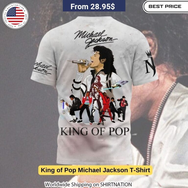 Premium cotton-polyester blend t-shirt honoring the unforgettable legacy of Michael Jackson.