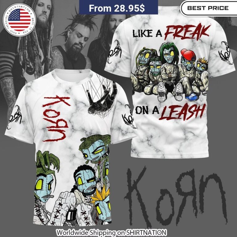 Korn Like A Freak On A Leash T-Shirt band merch