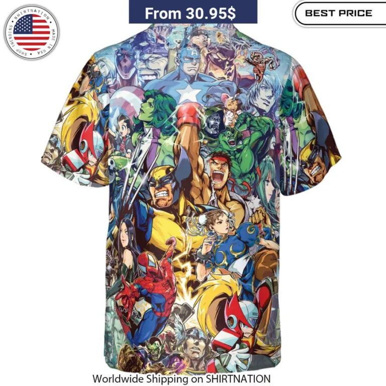 Marvel vs Capcom Games Hawaiian Shirt Gamer apparel