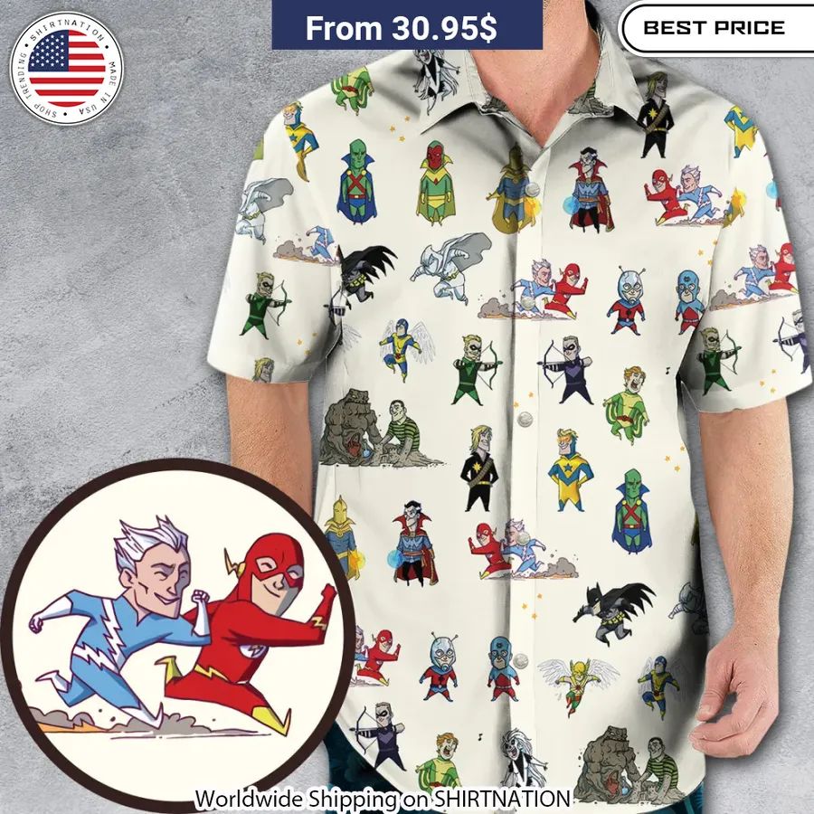 Marvel vs DC Comics Hawaiian Shirt Iconic characters