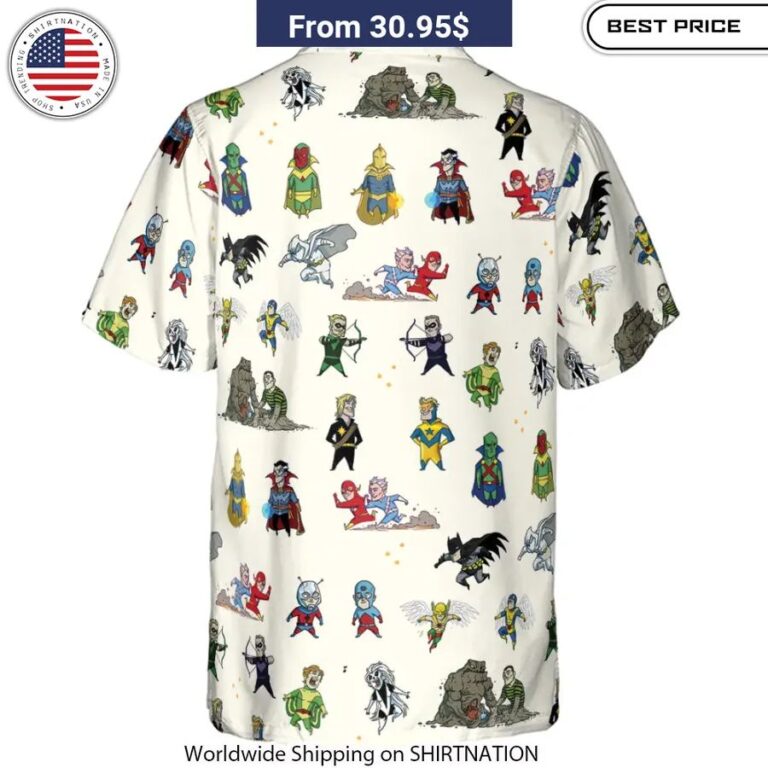 Marvel vs DC Comics Hawaiian Shirt Comfortable Hawaiian shirt