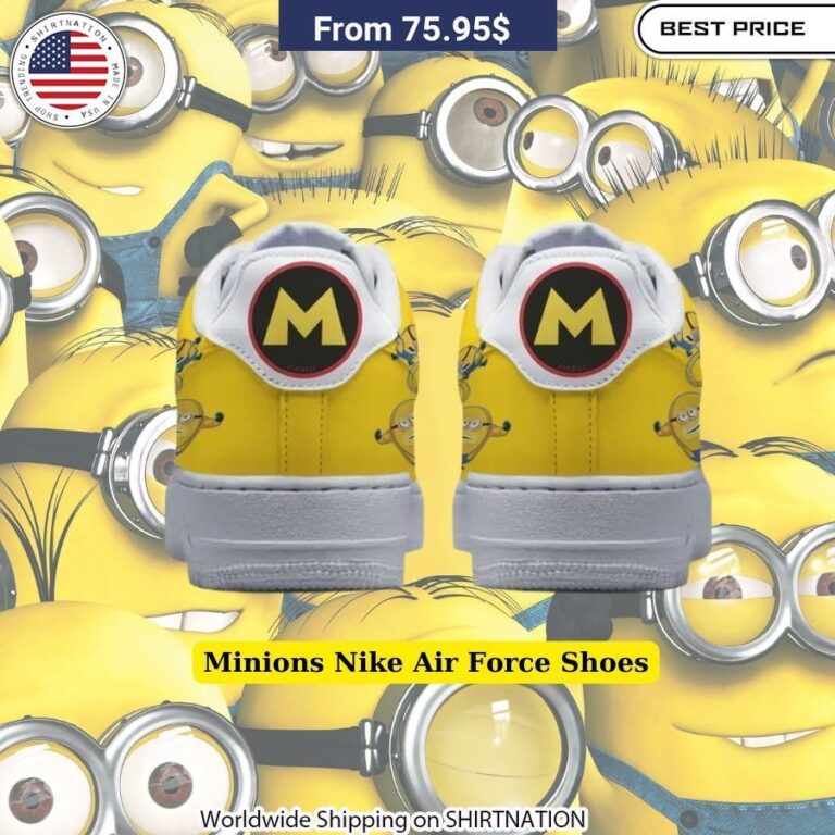 Minions Despicable Me 4 Nike Air Force Shoes High-quality craftsmanship and attention to detail