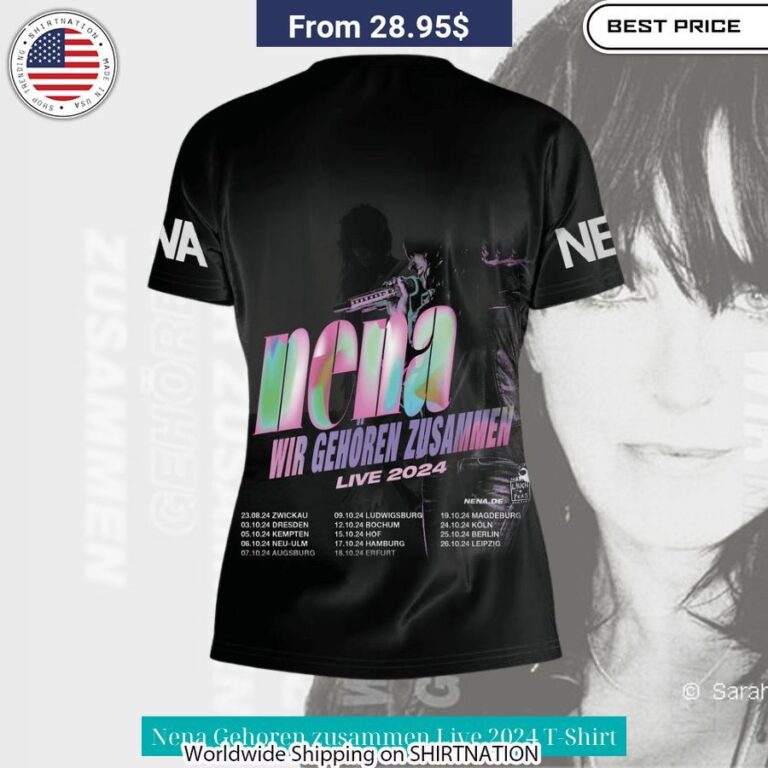 Nena Gehoren zusammen Live 2024 T Shirt Hey! Your profile picture is awesome