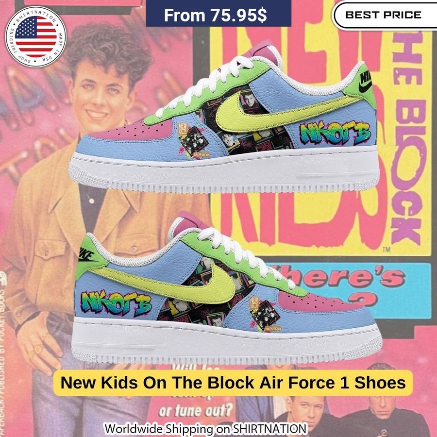 Show your love for the iconic boy band with these officially licensed NKOTB AF1s