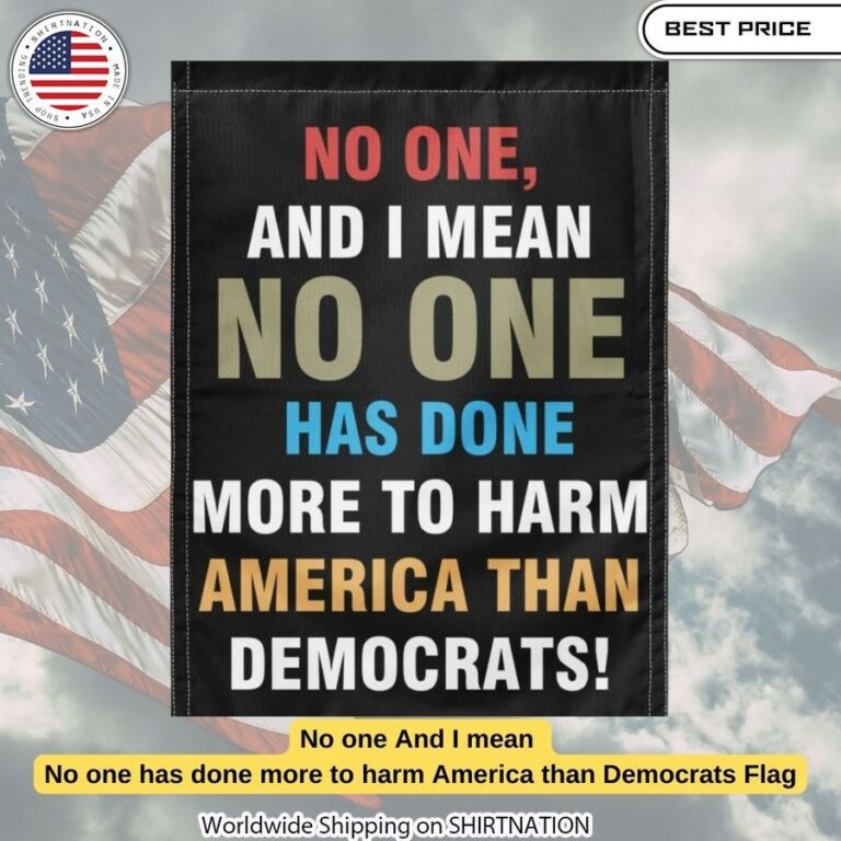 Durable pongee fabric flag fearlessly assigns blame for the nation's woes, ideal for passionate conservatives looking to make a statement.