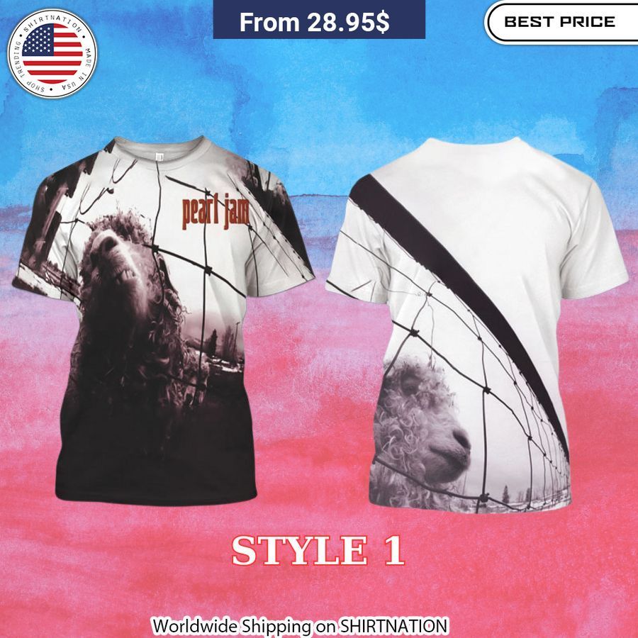 Pearl Jam Vs 1 Album Cover Shirt Unisex fit
