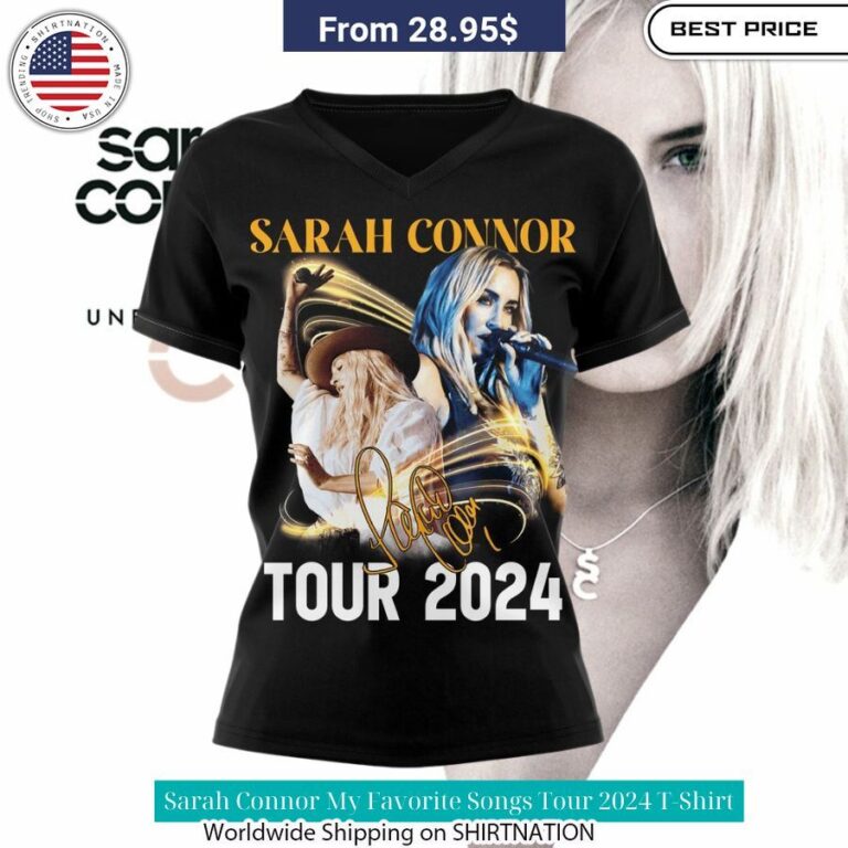 Sarah Connor My Favorite Songs Tour 2024 T Shirt Good click