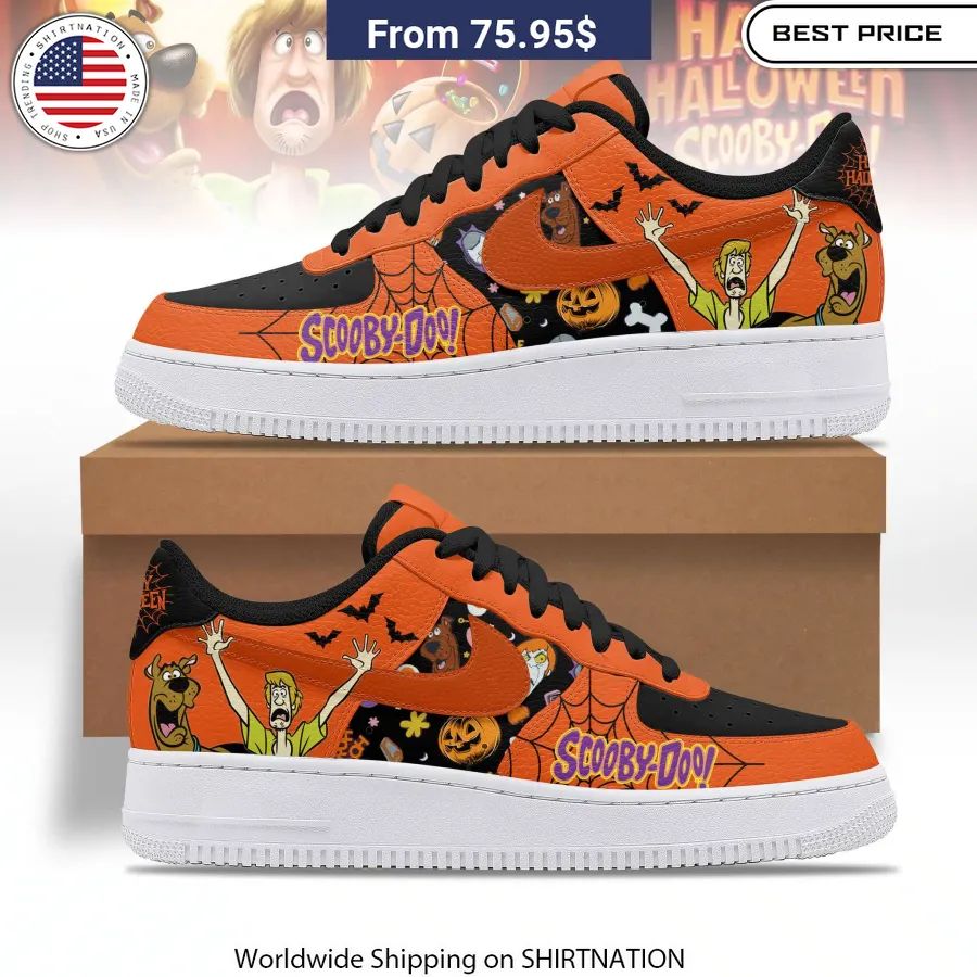 Scooby Doo Happy Halloween Nike Air Force Shoes Limited Edition