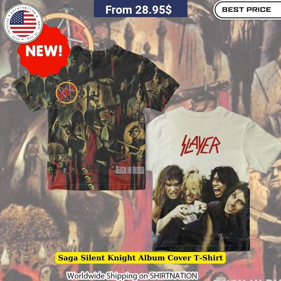 Slayer Divine Reign In Blood Album Cover T-Shirt metal legacy