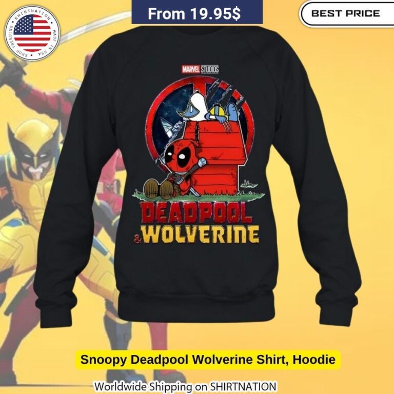 Snoopy Deadpool Wolverine shirt, hoodie Head-turning prints