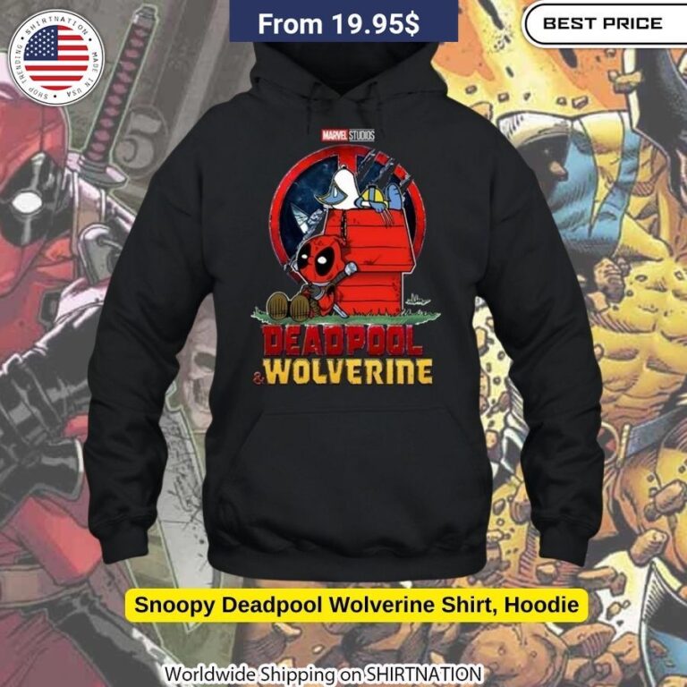 Snoopy Deadpool Wolverine shirt, hoodie Flexible fashion