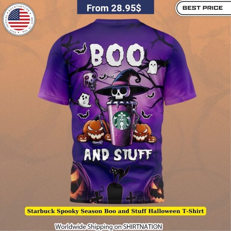 Starbucks Spooky Season Boo and Stuff Halloween T-Shirt Unisex Halloween shirt